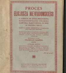 Proces Eligiusza Niewiadomskiego