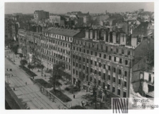 Warszawa, zniszczone Aleje Jerozolimskie